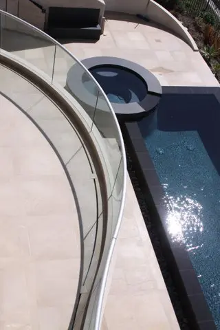 Residential Pool Glass Railing