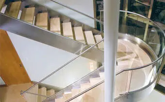 Business Stair Glass Handrails