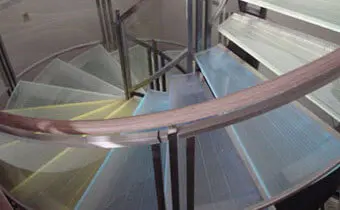 Glass Stairs Handrail