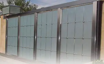 Home Security Glass Gate