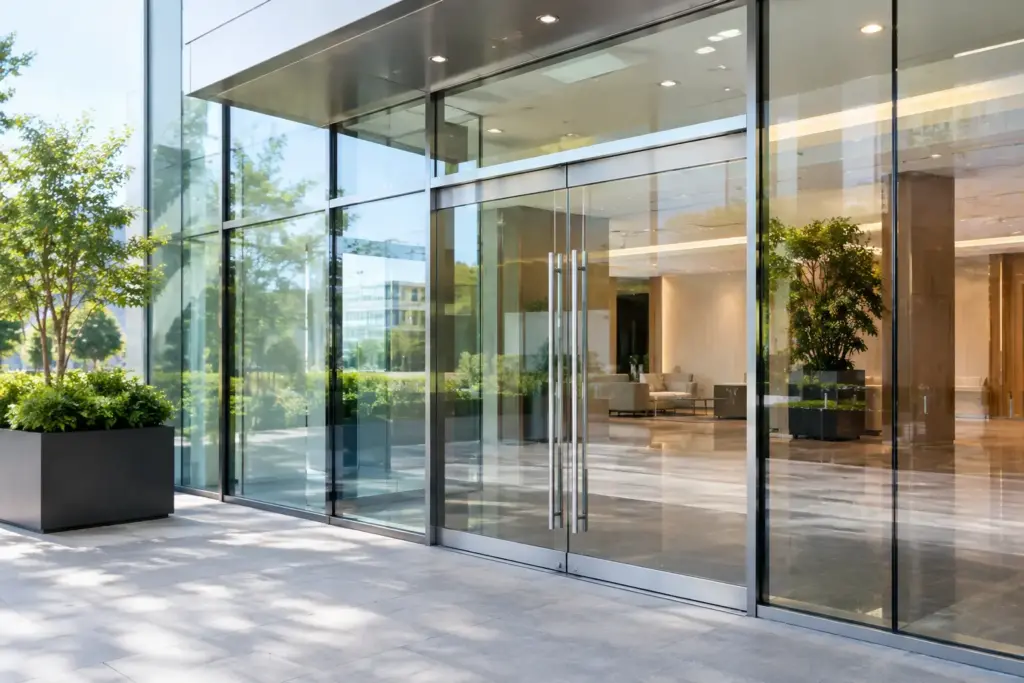 Commercial Glass Entrances That Perform Beautifully