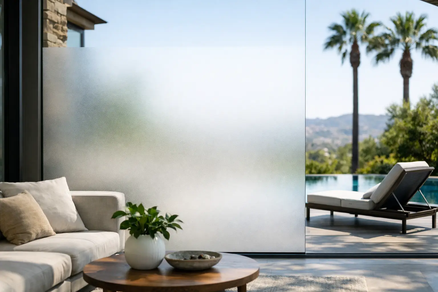 Privacy Glass for Refined Southern California Homes
