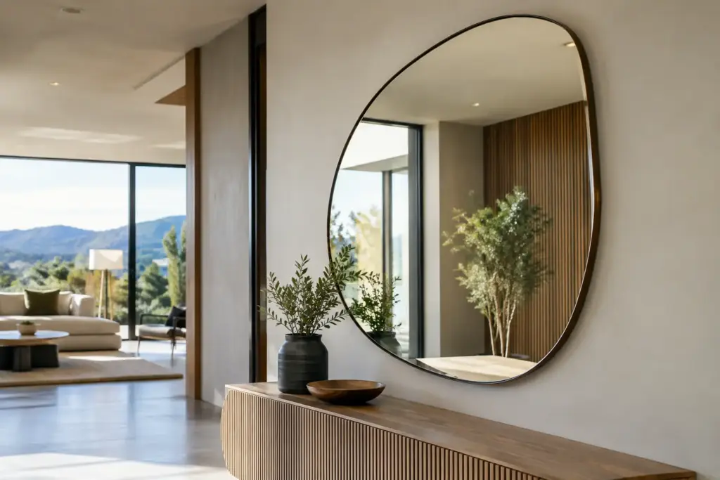 Custom Mirrors That Belong to the Architecture