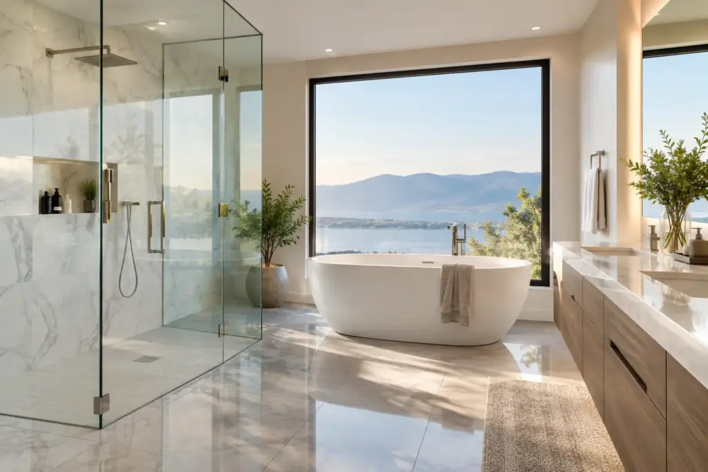 Luxury Bathroom Glazing Guide for Custom Homes